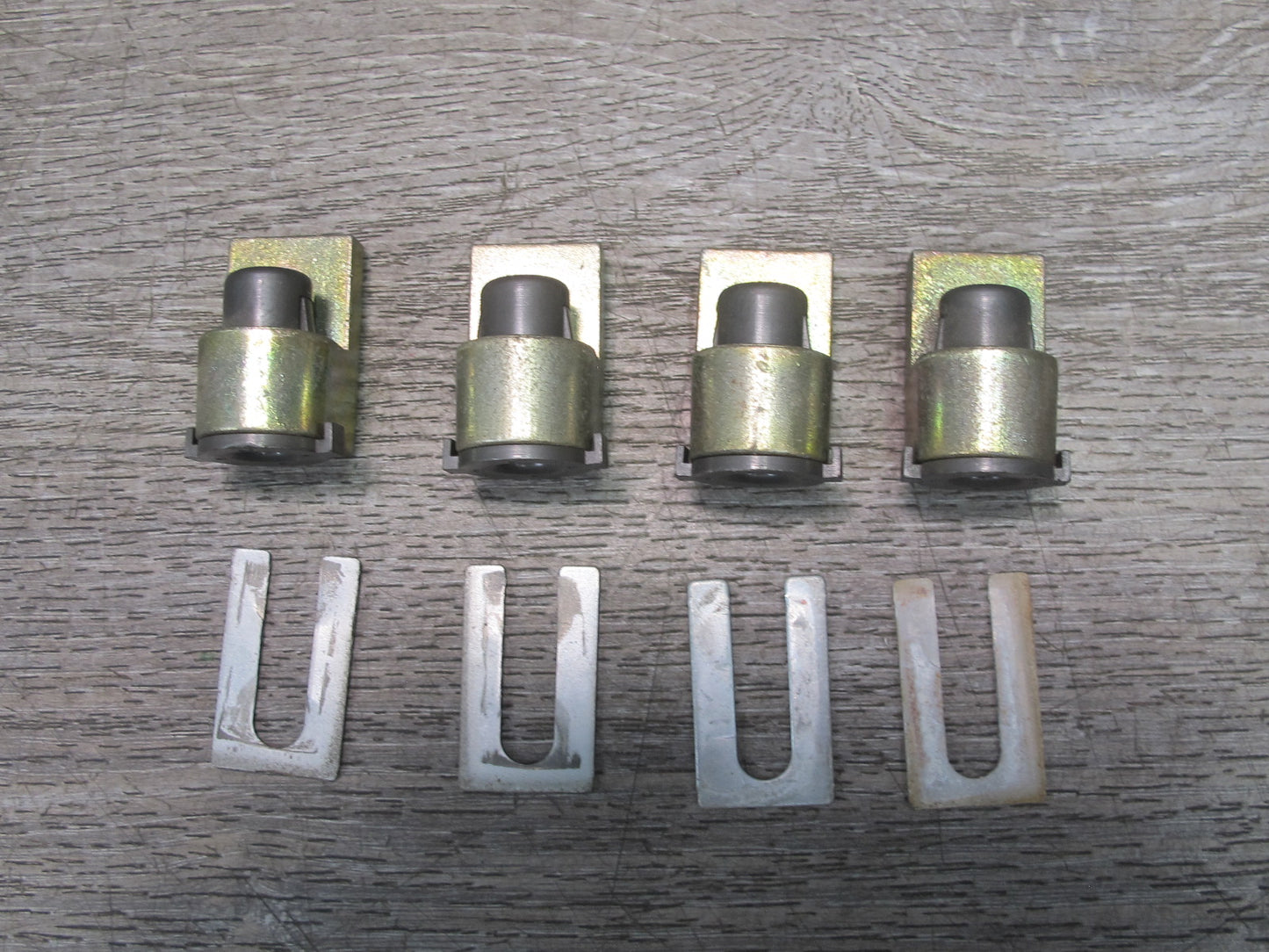 90-96 Nissan Z32 300ZX 2+0 T-top Roof Lock Unlock Guide Bracket Set OEM
