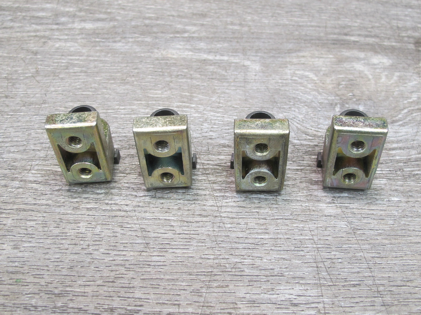 90-96 Nissan Z32 300ZX 2+0 T-top Roof Lock Unlock Guide Bracket Set OEM
