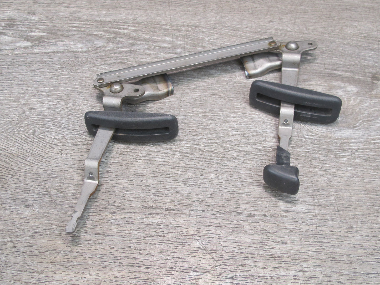 90-96 Nissan 300ZX Z32 Right Pass Seat Backrest Regulator w Trims Cut AS IS OEM