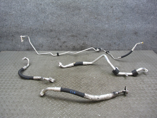 05-10 Mercedes R171 SLK55 AMG Set of 4 A/C Air Condition Hose Line Pipe OEM