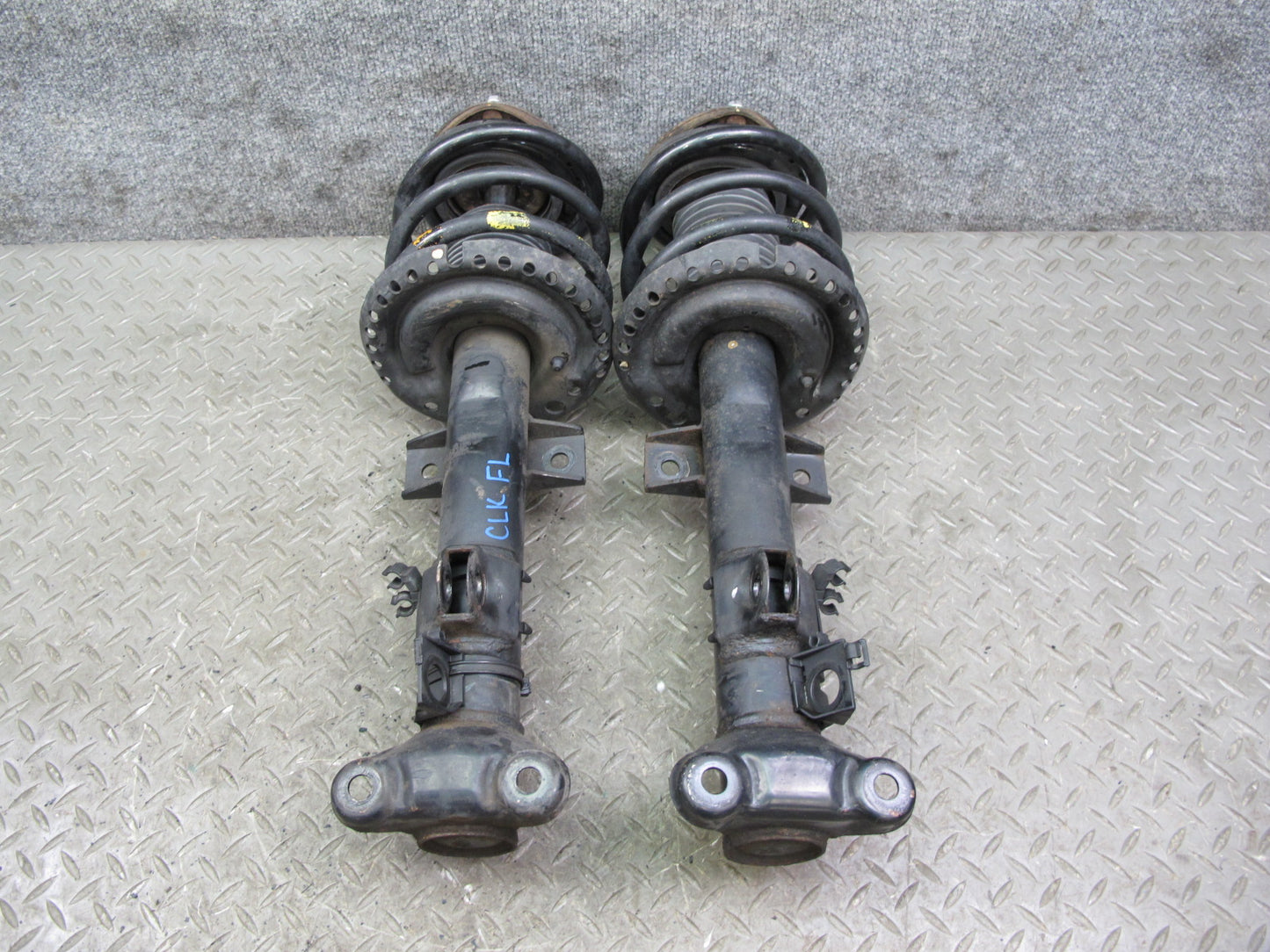 05-07 Mercedes R171 SLK55 AMG Set of 2 Front Right Left Strut Shock Absorber OEM