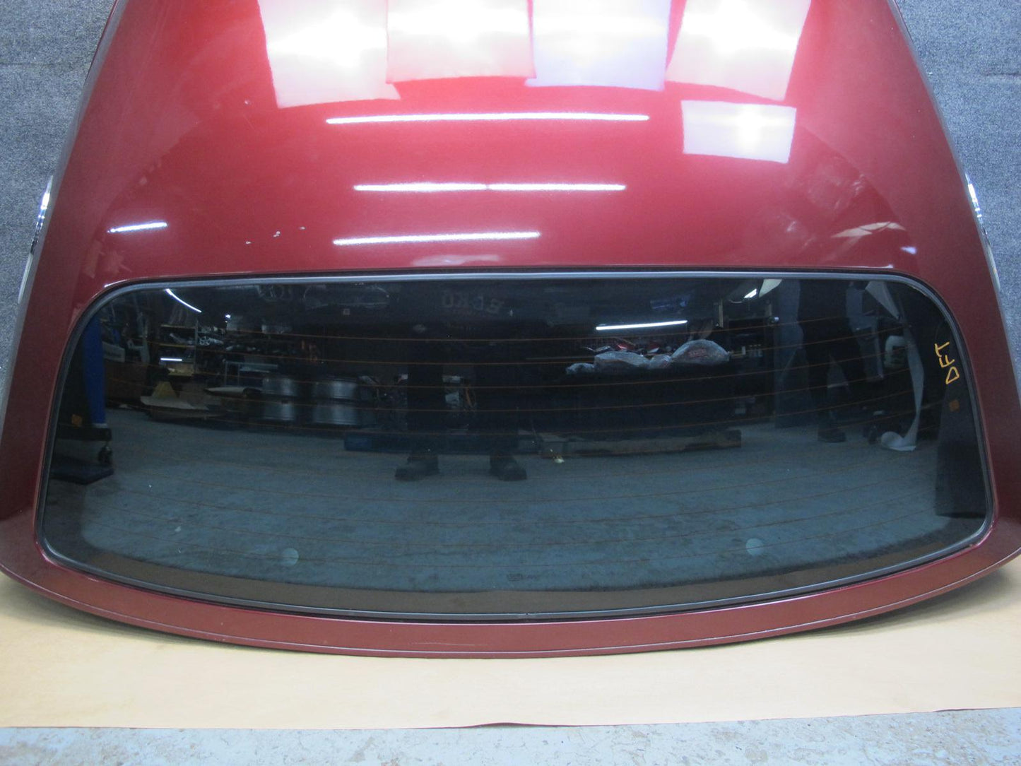 02-05 Ford Thunderbird Maroon Hard TOP Roof Panel w Mounting Brackets OEM