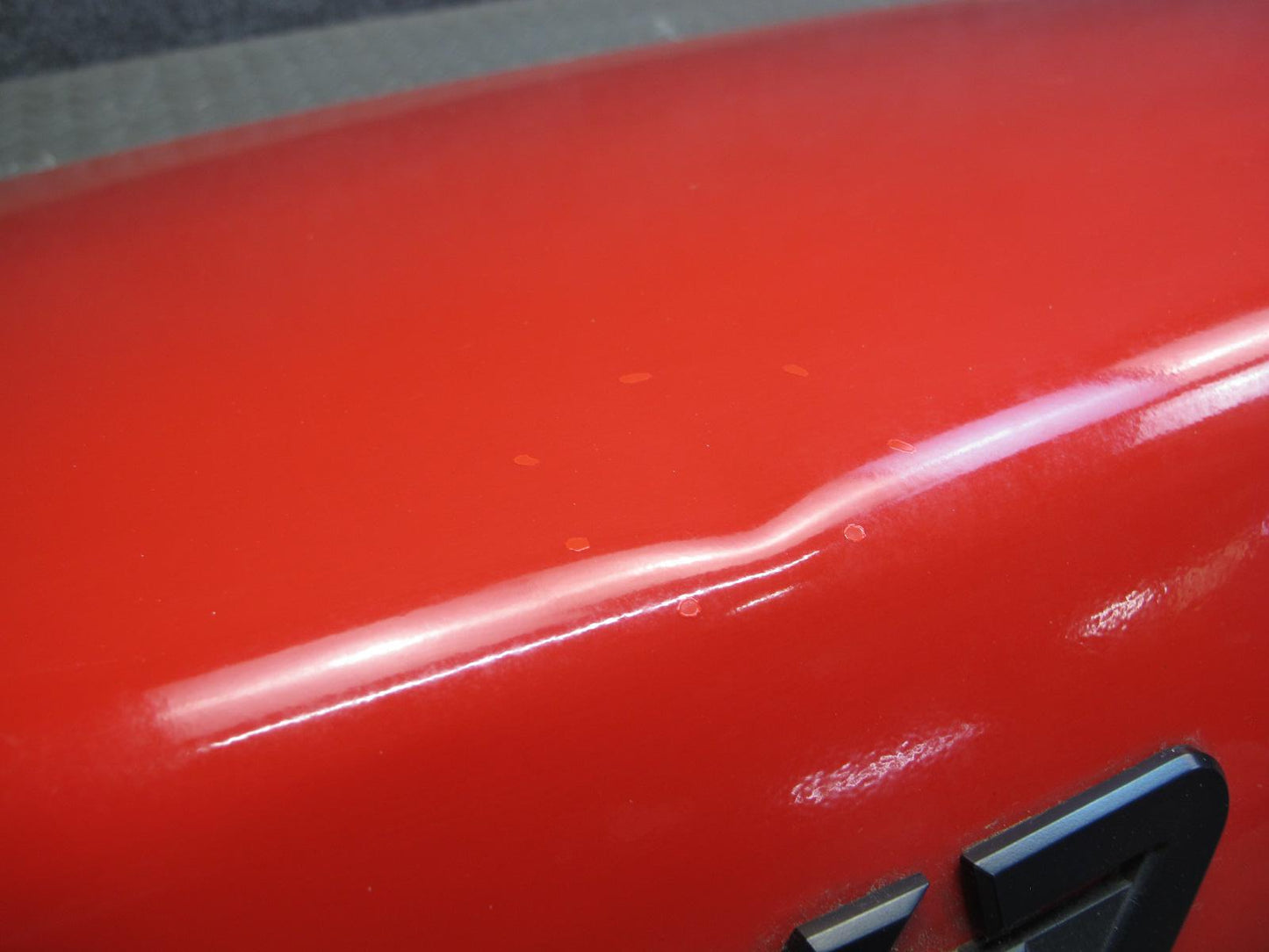 88-91 Mazda RX7 FC3S Convertible Rear Trunk Deck Lid Shell Panel Cover RED OEM