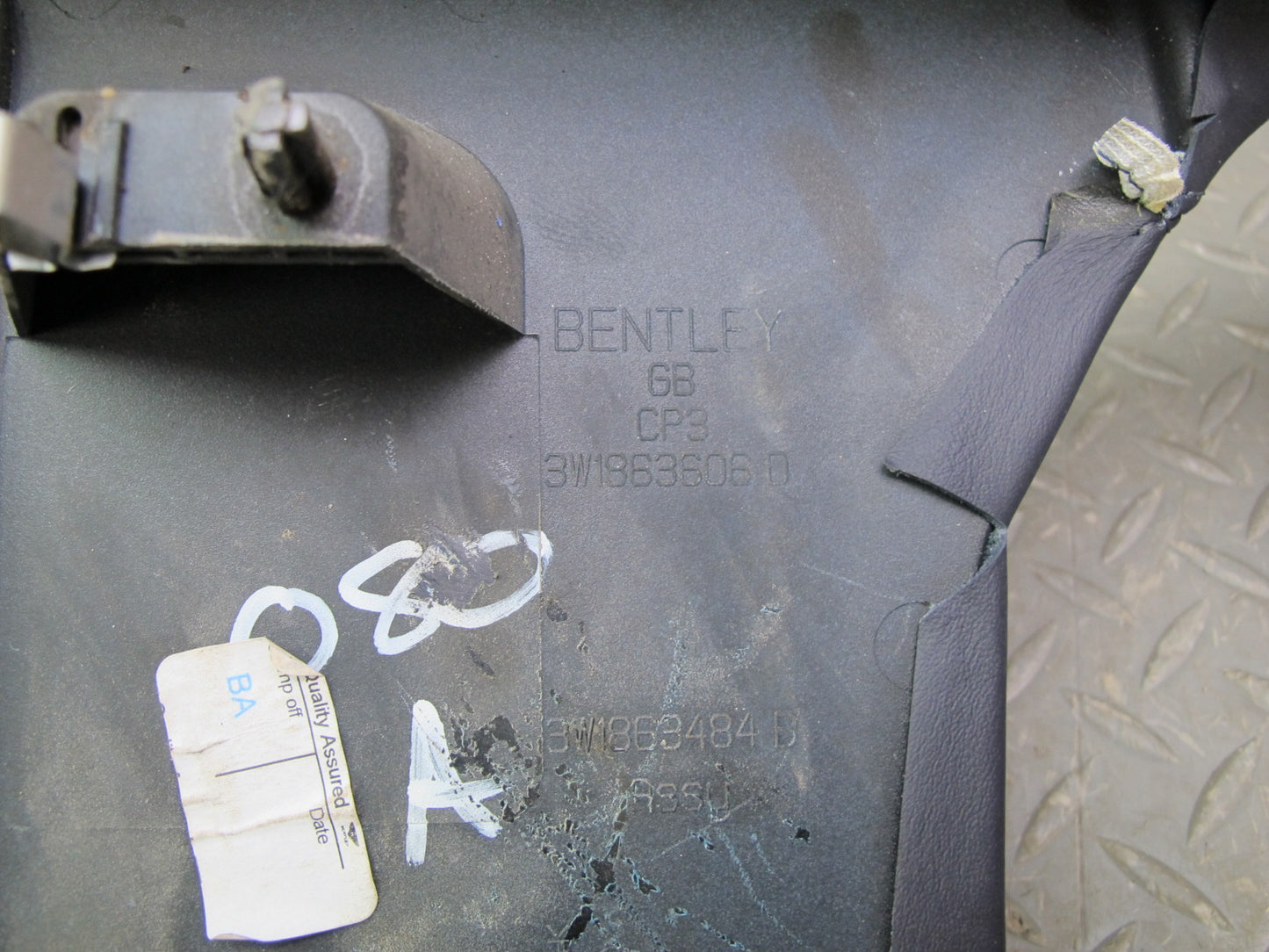 03-12 Bentley Continental GTC GT Front Kick Trim Cover Panel Set of 2