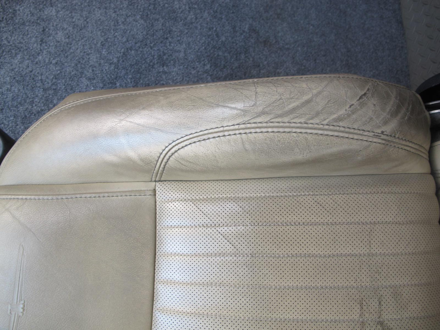 02-05 Ford Thunderbird Set of 2 Front Left & Right Power Heated Leather Seat OEM