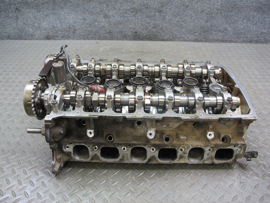 03-10 Bentley Continental GTC GT 6.0L Engine Left Cylinder Head w Camshafts 37k