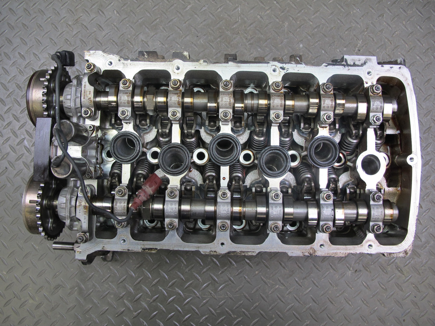 03-10 Bentley Continental GTC GT 6.0L Engine Left Cylinder Head w Camshafts 37k