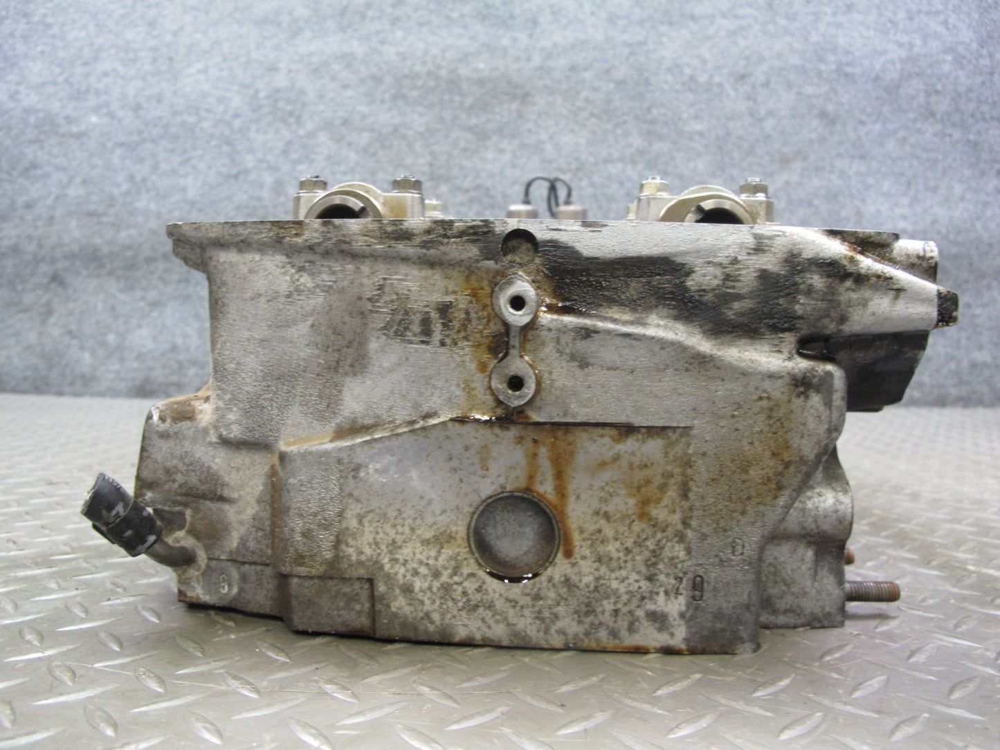 03-10 Bentley Continental GTC GT 6.0L Engine Left Cylinder Head w Camshafts 37k