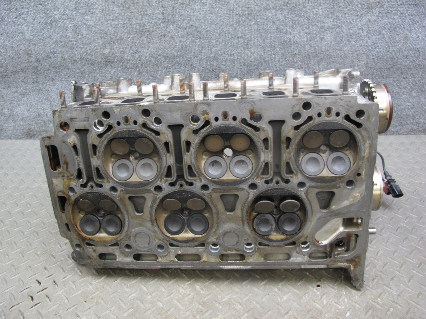 03-10 Bentley Continental GTC GT 6.0L Engine Left Cylinder Head w Camshafts 37k