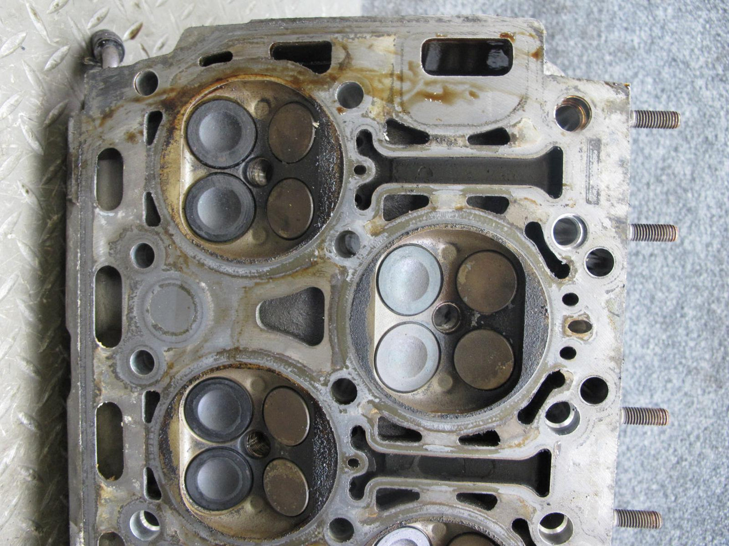 03-10 Bentley Continental GTC GT 6.0L Engine Left Cylinder Head w Camshafts 37k