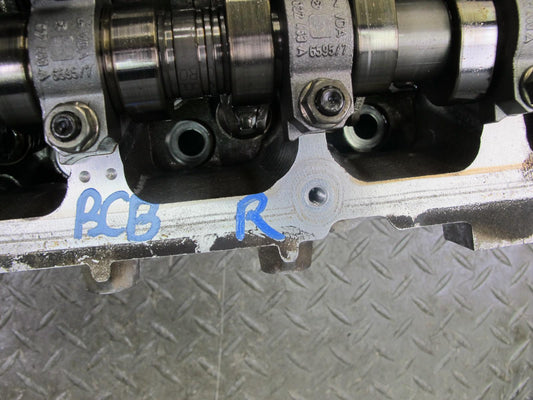 03-10 Bentley Continental GTC GT 6.0L Engine Right Cylinder Head w Camshafts 37k