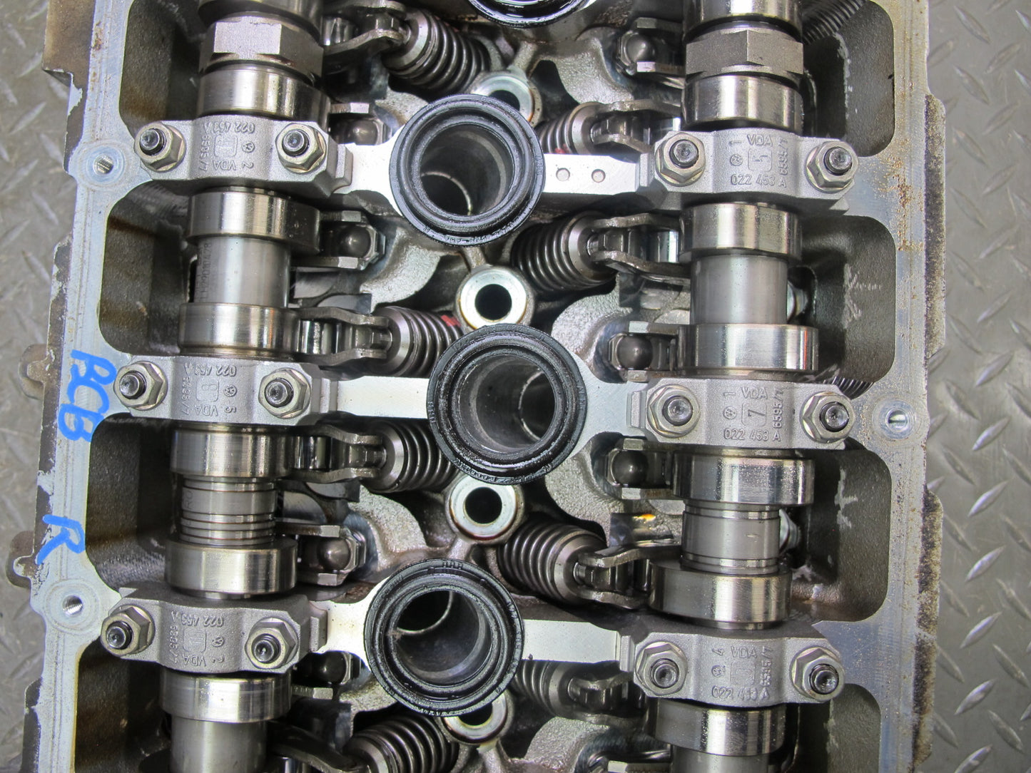 03-10 Bentley Continental GTC GT 6.0L Engine Right Cylinder Head w Camshafts 37k