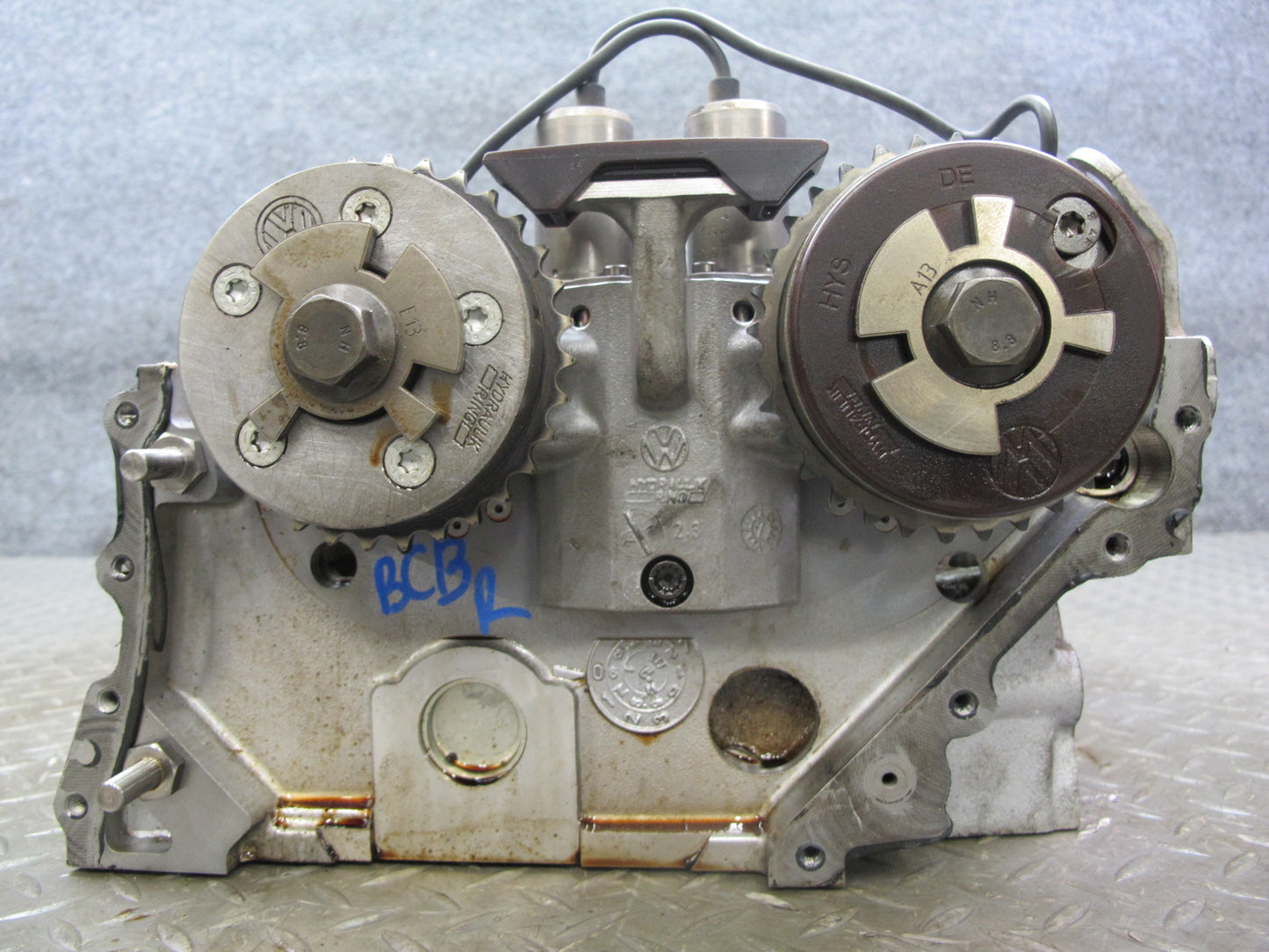 03-10 Bentley Continental GTC GT 6.0L Engine Right Cylinder Head w Camshafts 37k