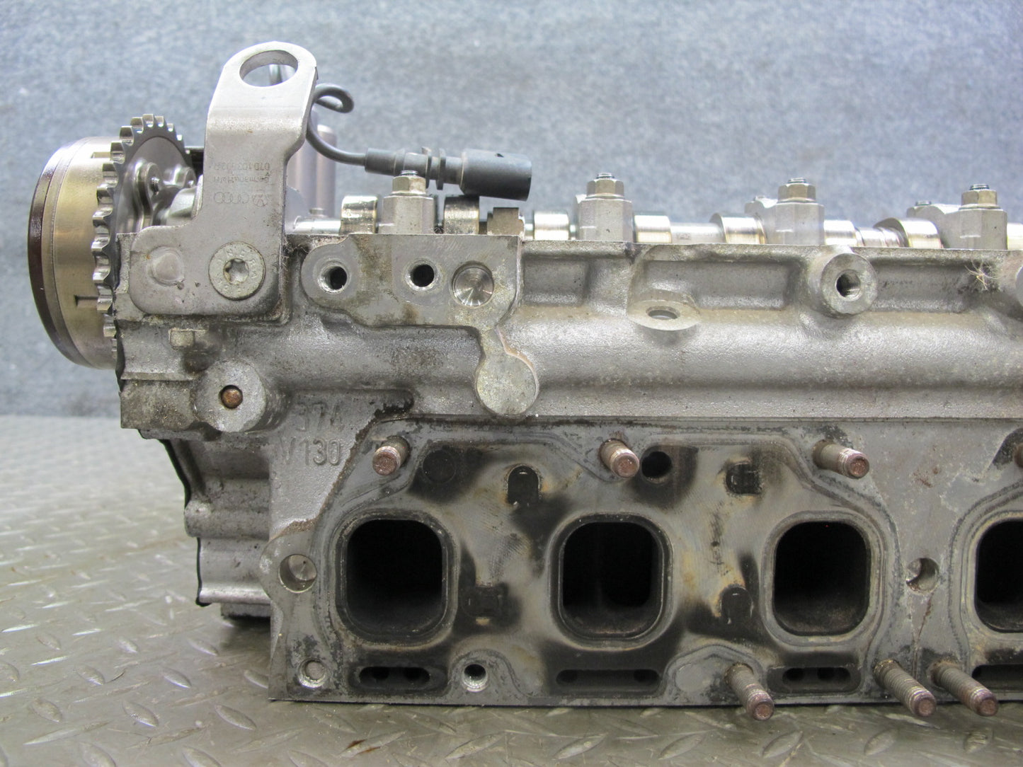 03-10 Bentley Continental GTC GT 6.0L Engine Right Cylinder Head w Camshafts 37k