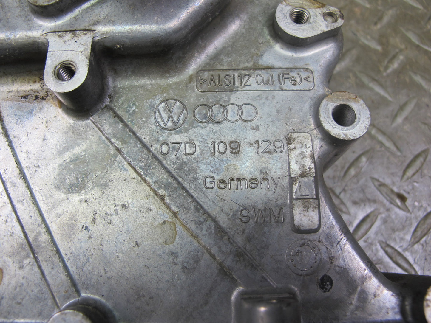 03-12 Bentley Continental GTC GT 6.0L Engine Rear Left Camshaft Timing Cover