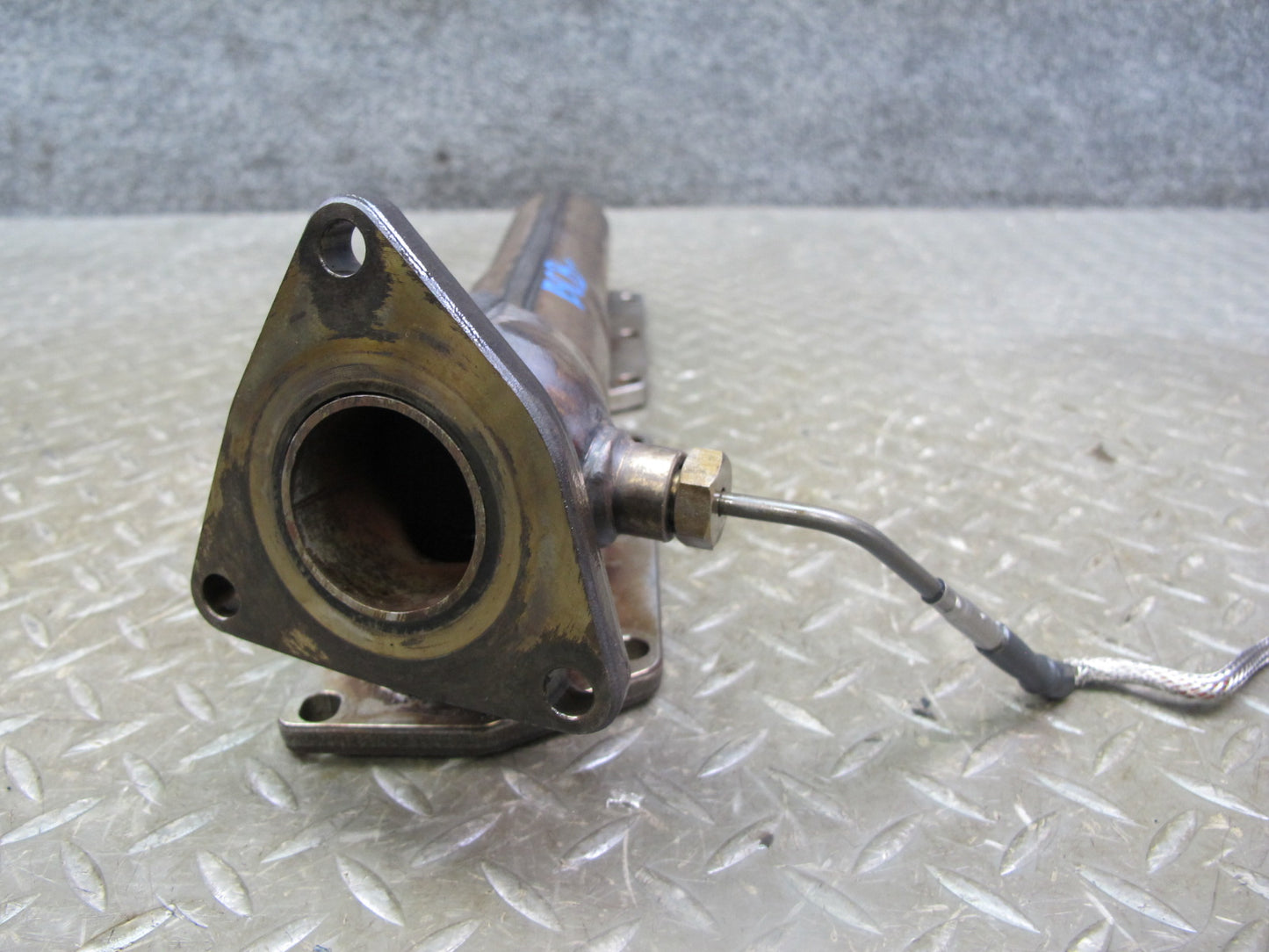 03-12 Bentley Continental GTC GT Flying Spur 6.0 Left Exhaust Manifold w Sensor