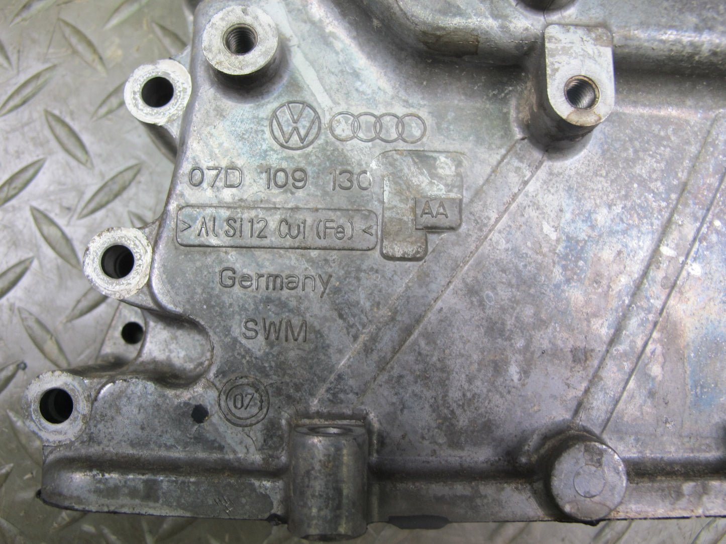 03-12 Bentley Continental GTC GT 6.0L Engine Rear Right Camshaft Timing Cover