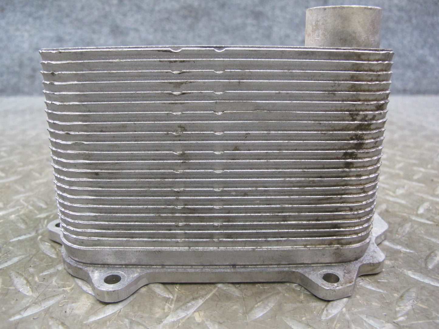 07-10 Bentley Continental GTC GT Engine Oil Cooler Heat Exchanger 07C117037K