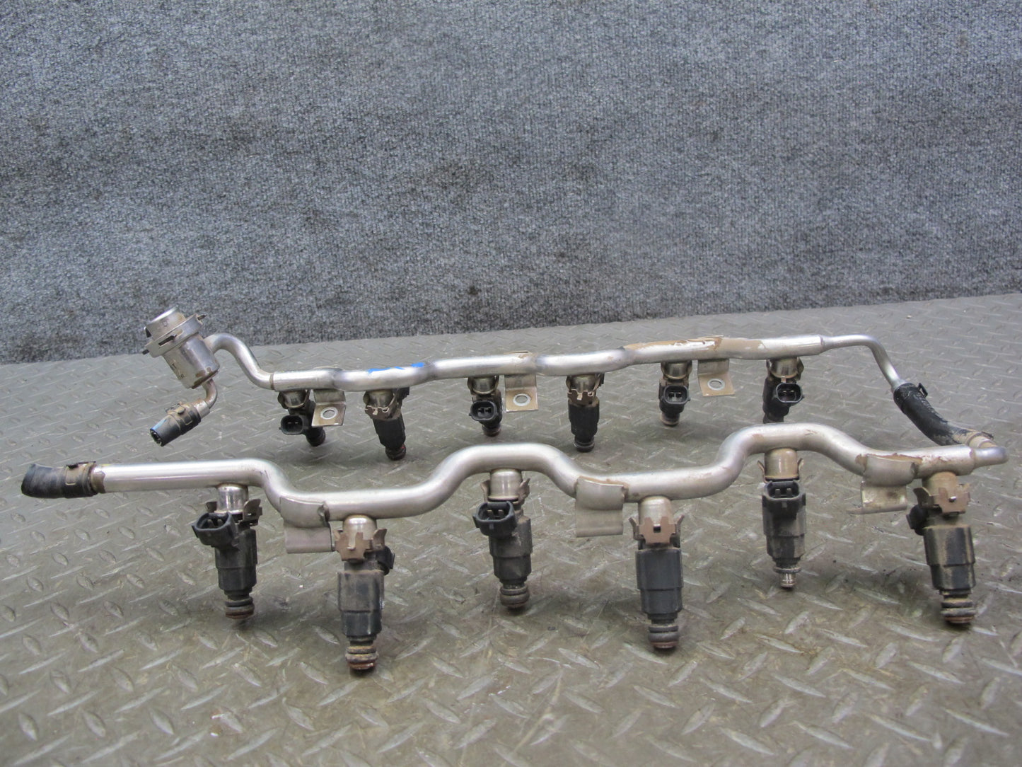 03-10 Bentley Continental GTC GT Flying Spur 6.0L Fuel Rail Injector Set 37k