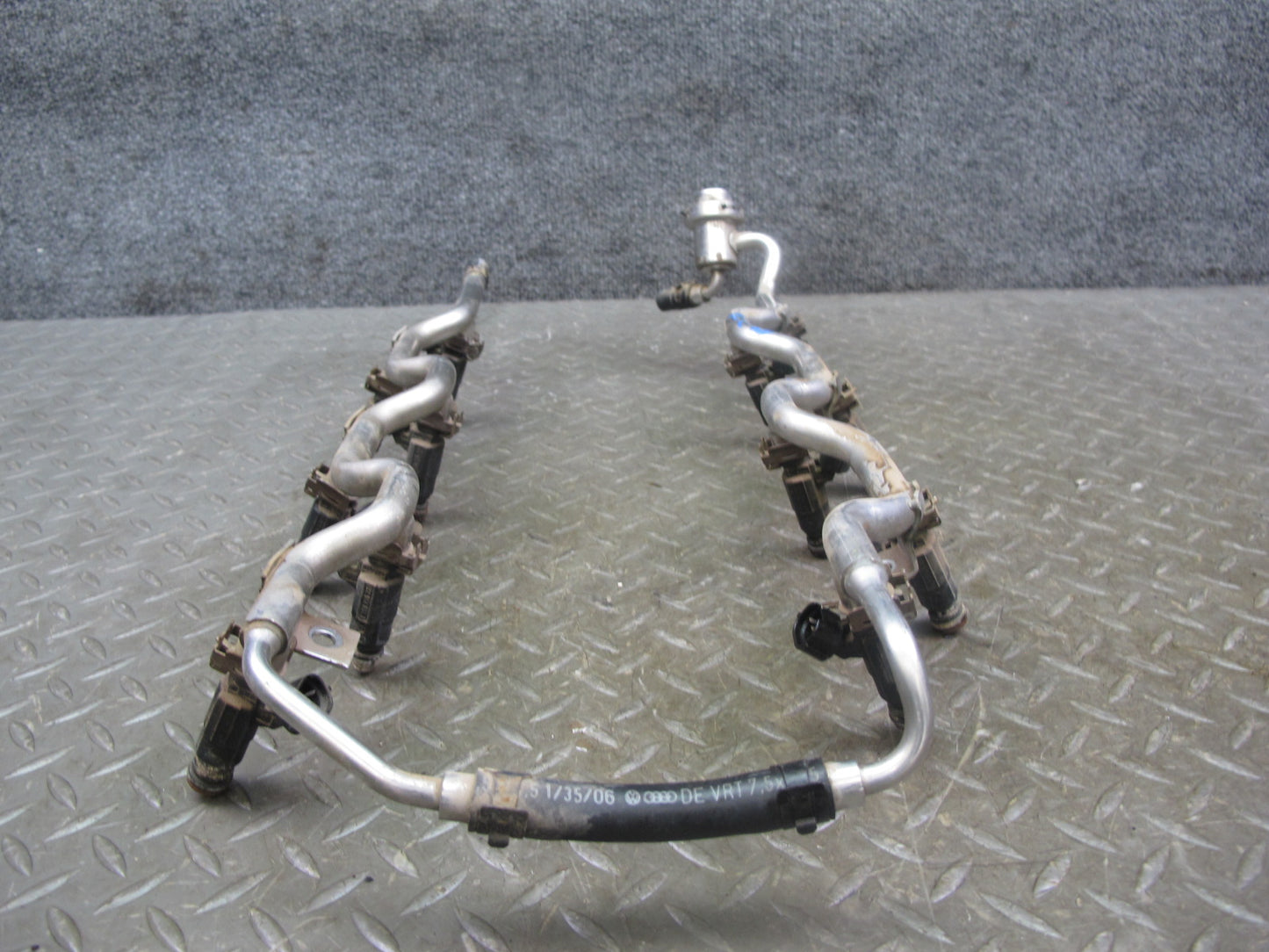 03-10 Bentley Continental GTC GT Flying Spur 6.0L Fuel Rail Injector Set 37k