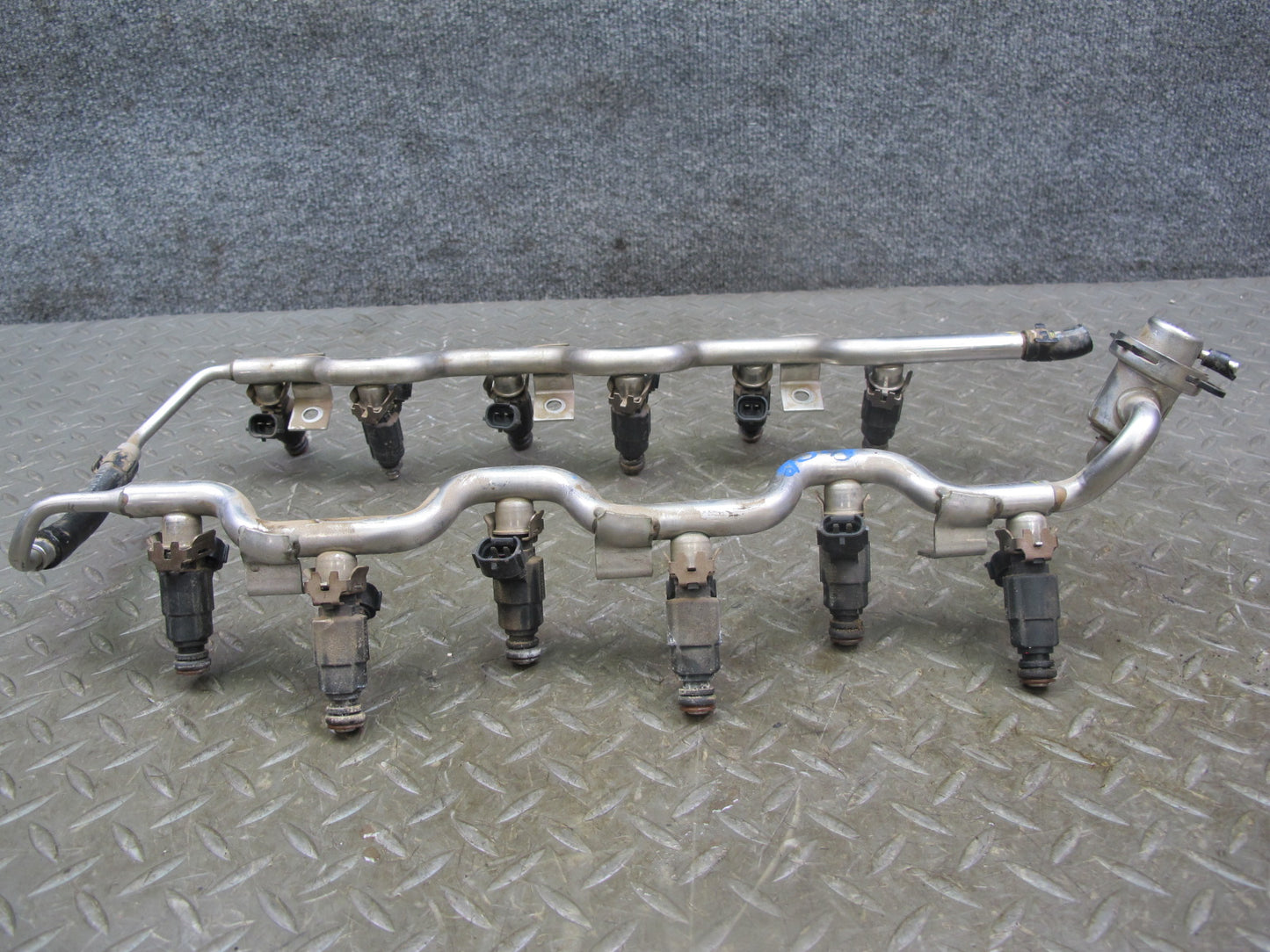 03-10 Bentley Continental GTC GT Flying Spur 6.0L Fuel Rail Injector Set 37k