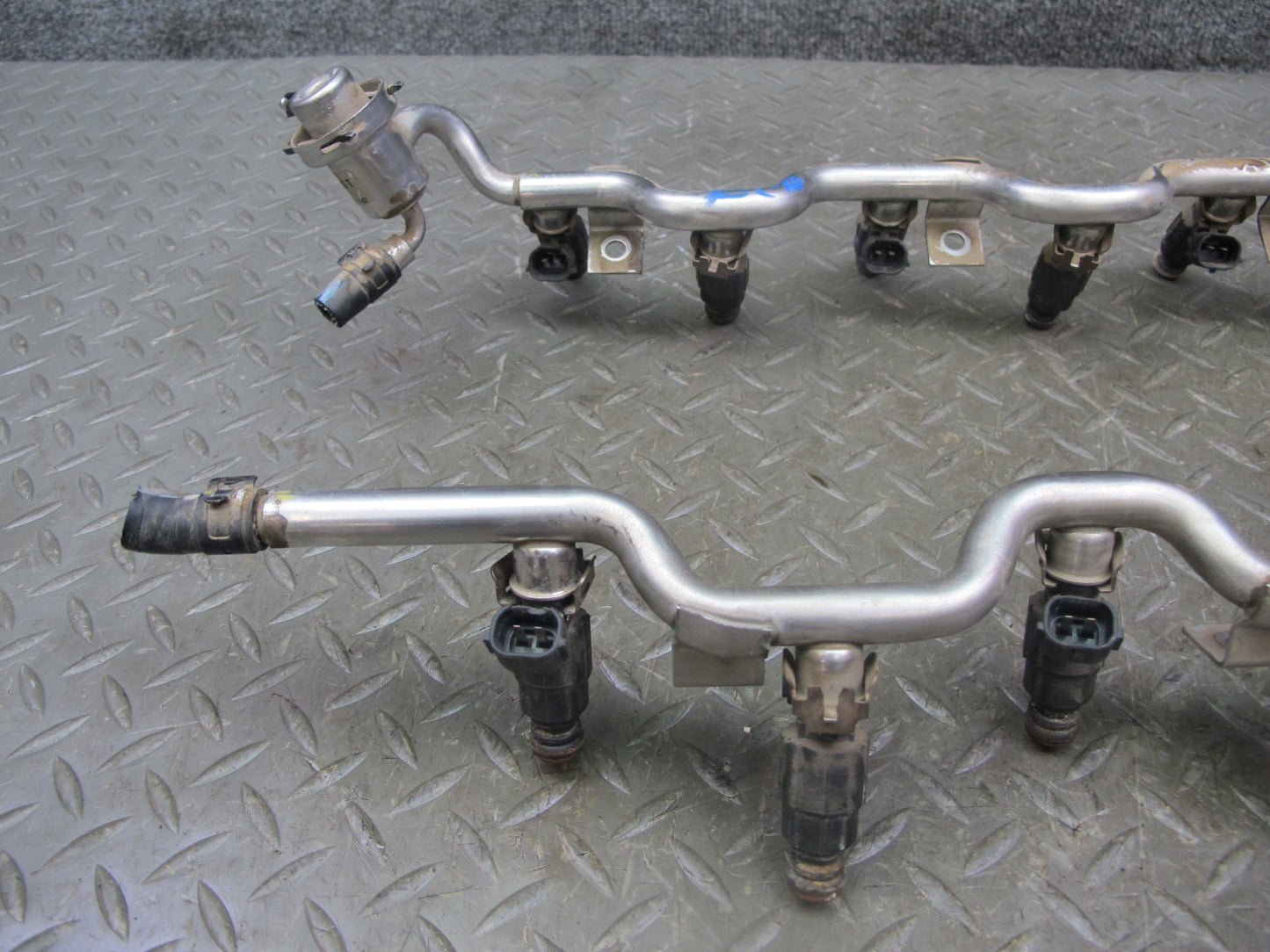 03-10 Bentley Continental GTC GT Flying Spur 6.0L Fuel Rail Injector Set 37k