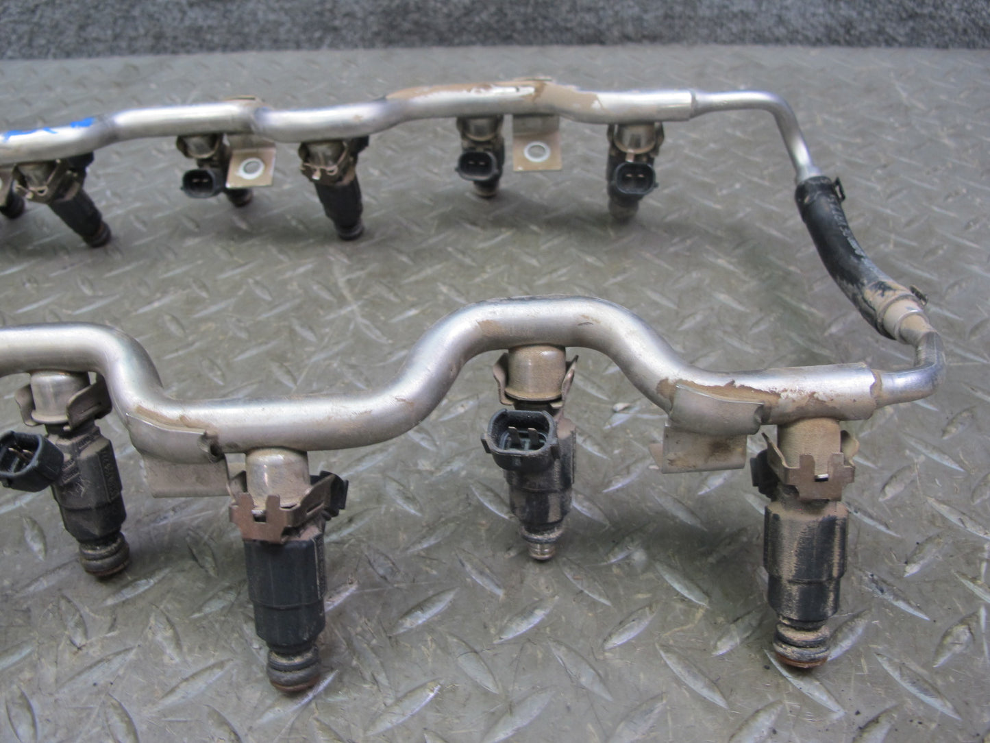 03-10 Bentley Continental GTC GT Flying Spur 6.0L Fuel Rail Injector Set 37k