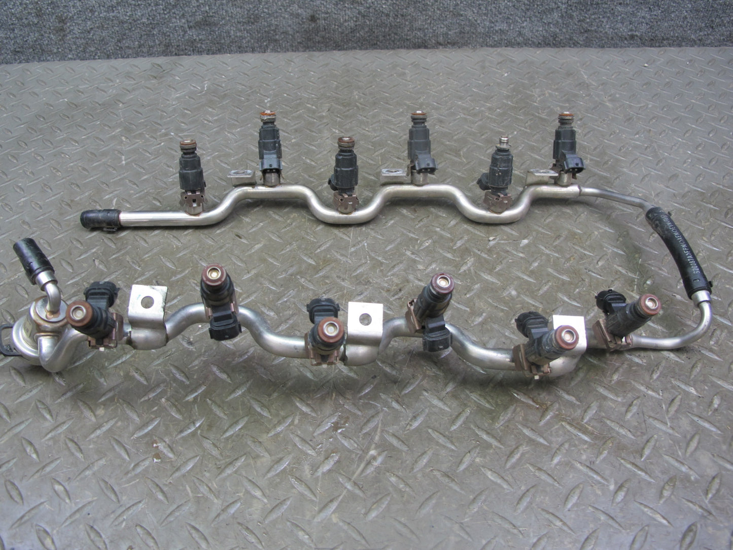 03-10 Bentley Continental GTC GT Flying Spur 6.0L Fuel Rail Injector Set 37k