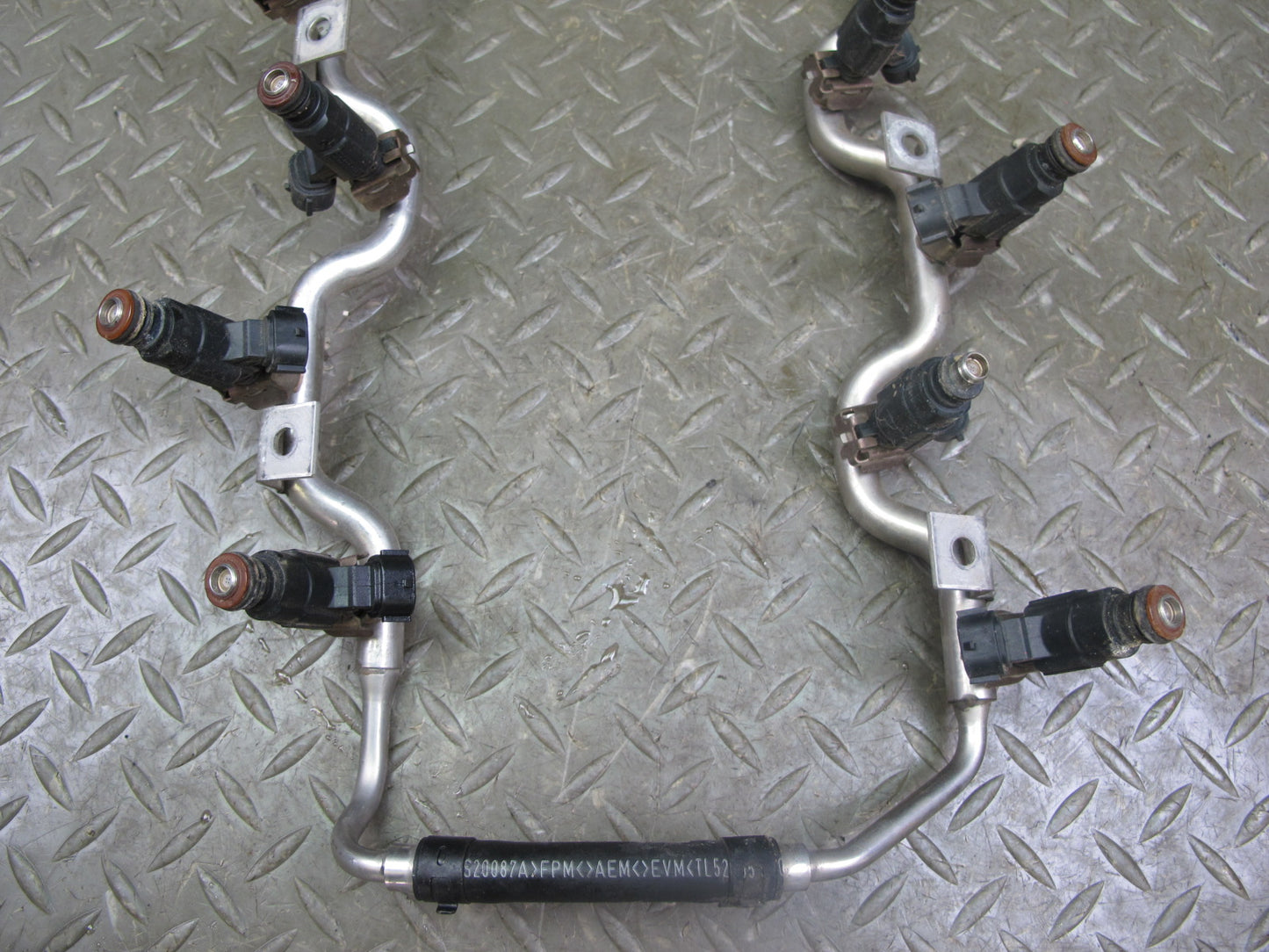 03-10 Bentley Continental GTC GT Flying Spur 6.0L Fuel Rail Injector Set 37k