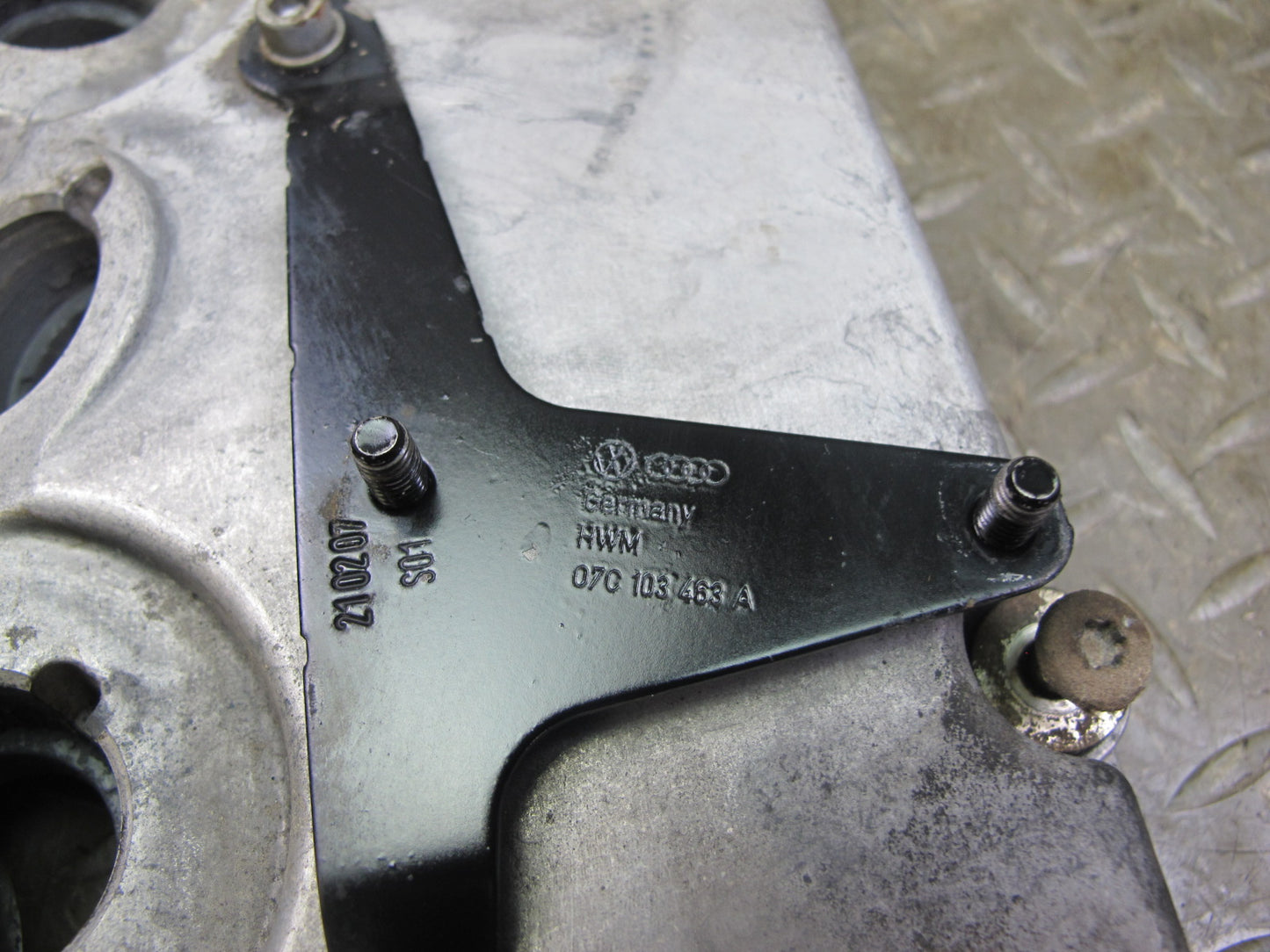 03-12 Bentley Continental GTC GT 6.0L Engine Left Cylinder Head Valve Cover