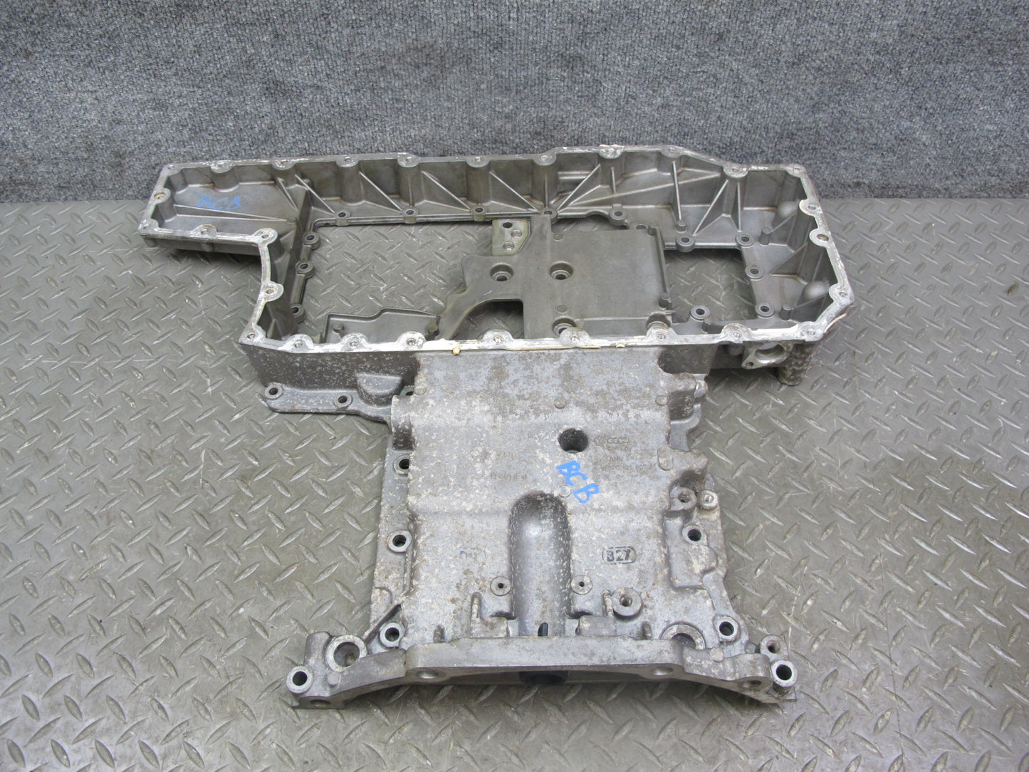 03-12 Bentley Continental GTC GT 6.0L Engine Upper Oil Pan 07C103805A