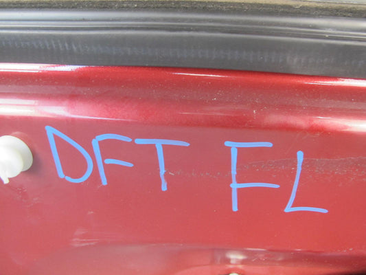 02-05 Ford Thunderbird Front Left Driver Door Shell Panel Maroon OEM