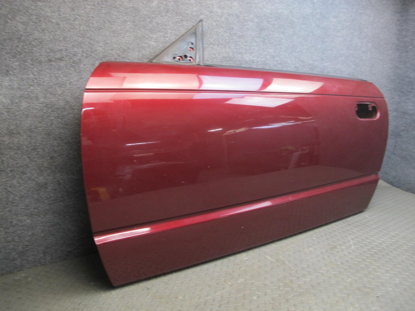 02-05 Ford Thunderbird Front Left Driver Door Shell Panel Maroon OEM
