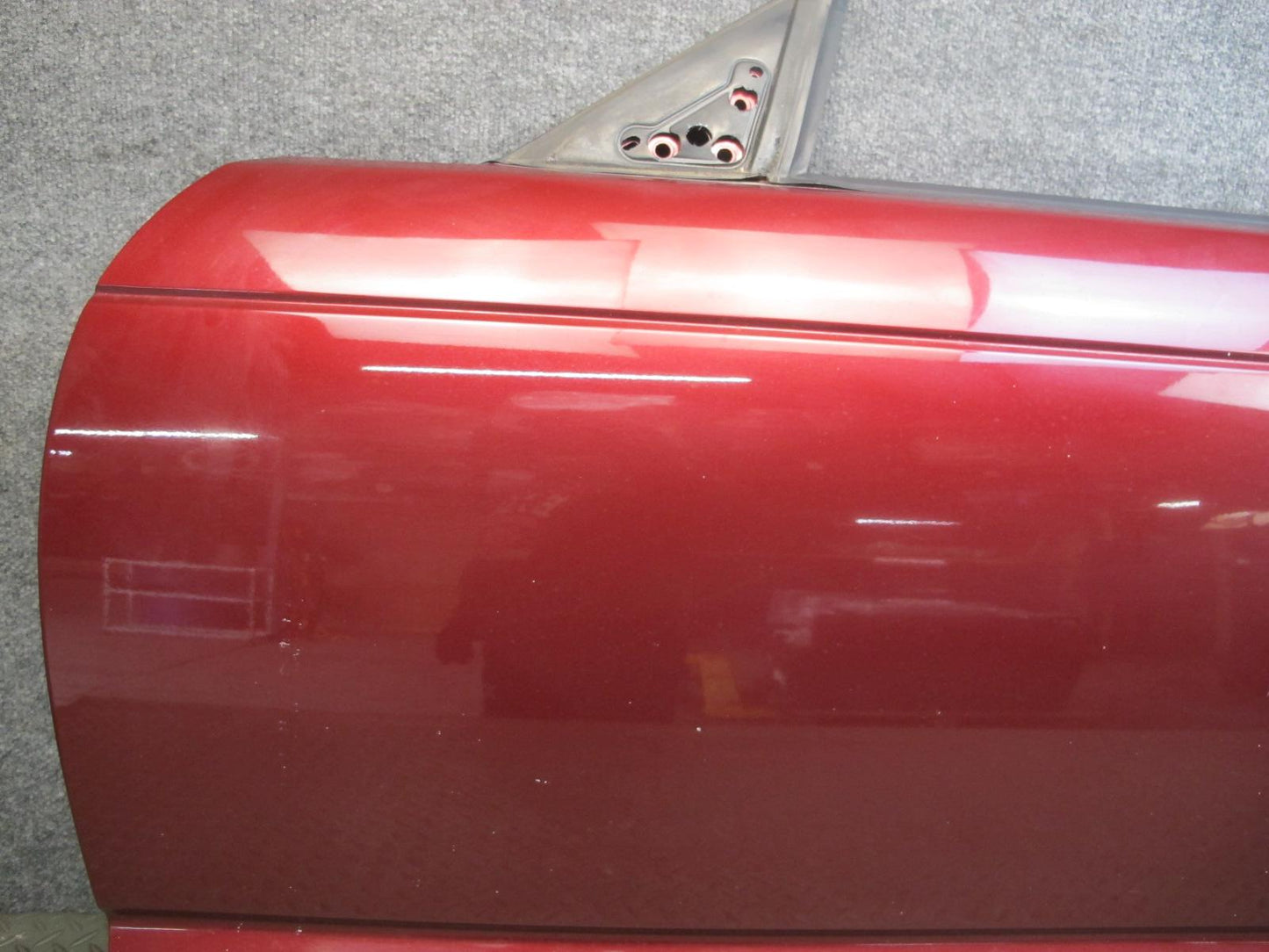 02-05 Ford Thunderbird Front Left Driver Door Shell Panel Maroon OEM