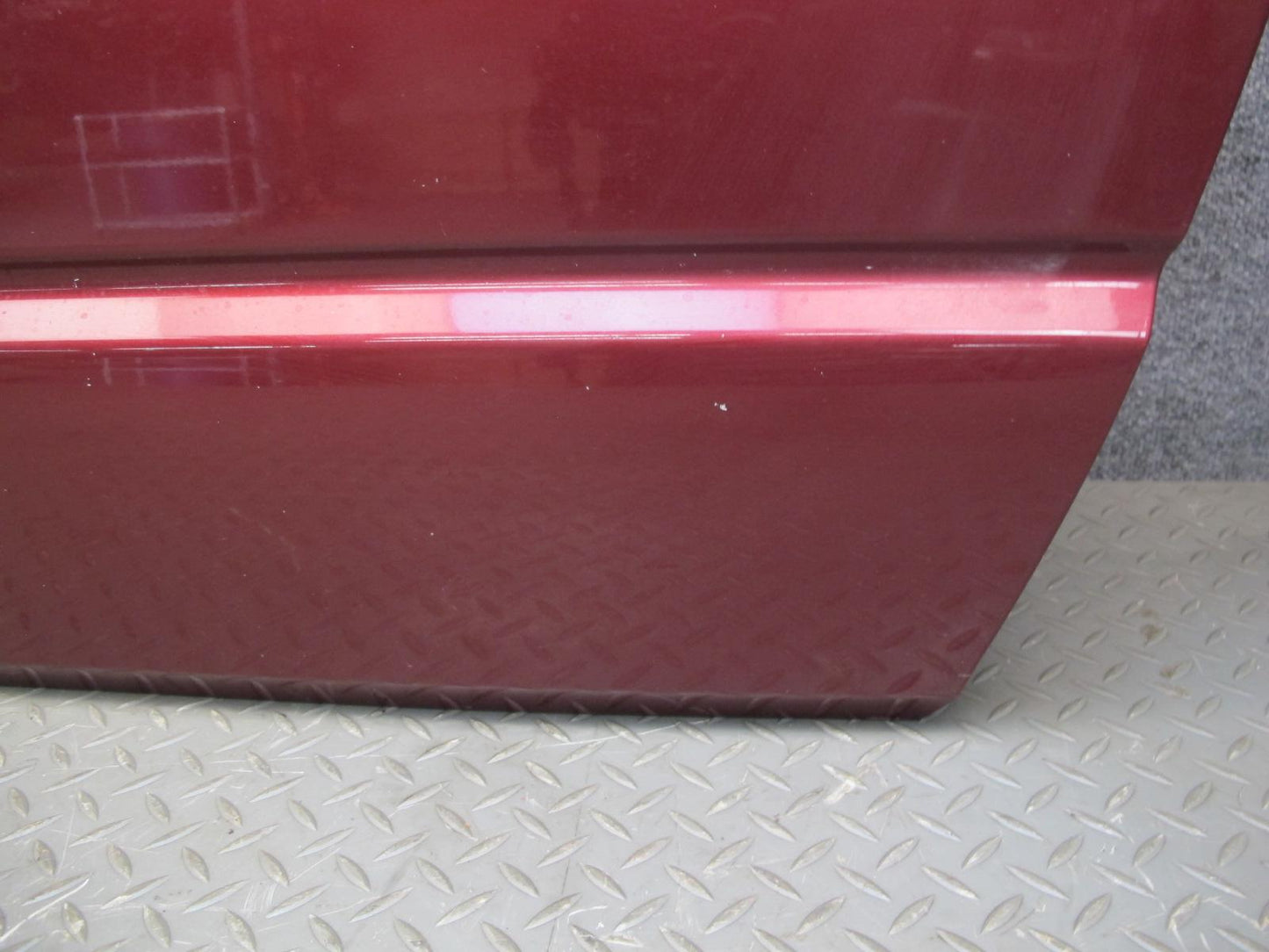 02-05 Ford Thunderbird Front Left Driver Door Shell Panel Maroon OEM