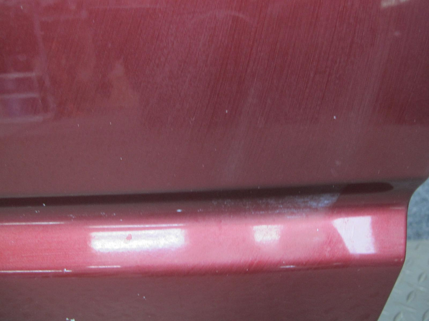 02-05 Ford Thunderbird Front Left Driver Door Shell Panel Maroon OEM