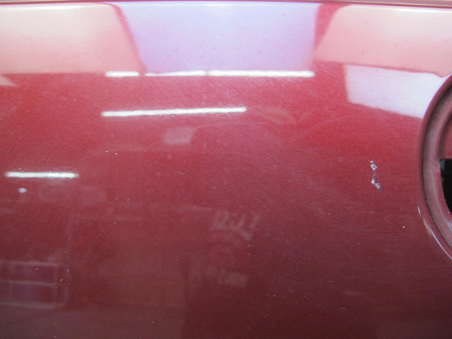 02-05 Ford Thunderbird Front Left Driver Door Shell Panel Maroon OEM