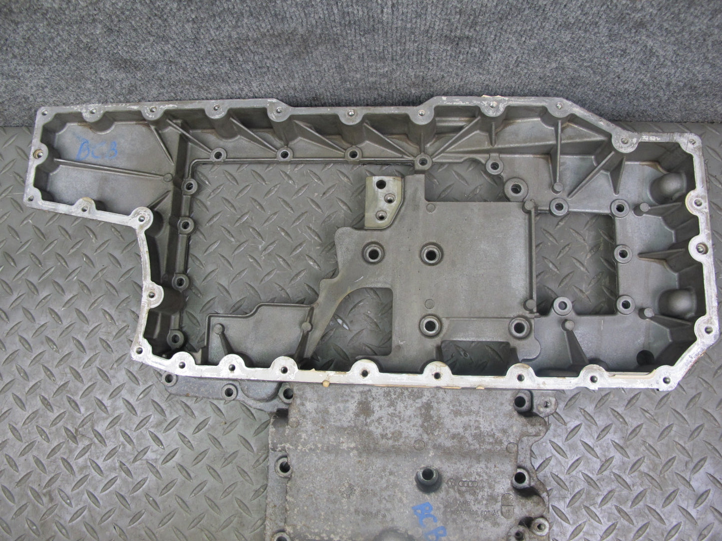 03-12 Bentley Continental GTC GT 6.0L Engine Upper Oil Pan 07C103805A