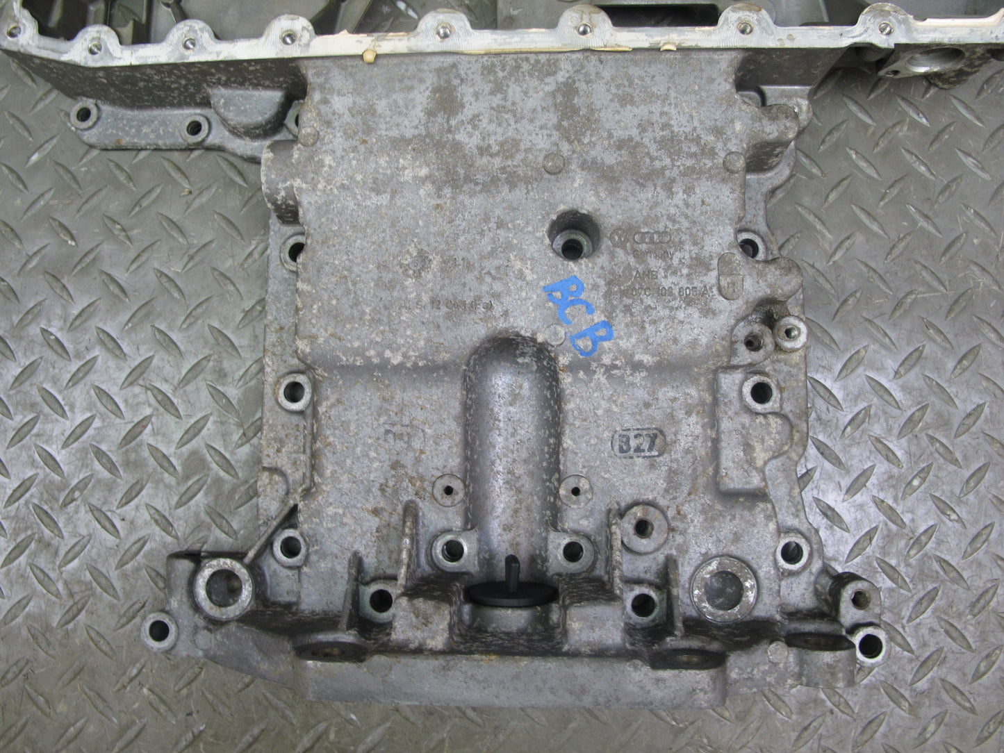 03-12 Bentley Continental GTC GT 6.0L Engine Upper Oil Pan 07C103805A