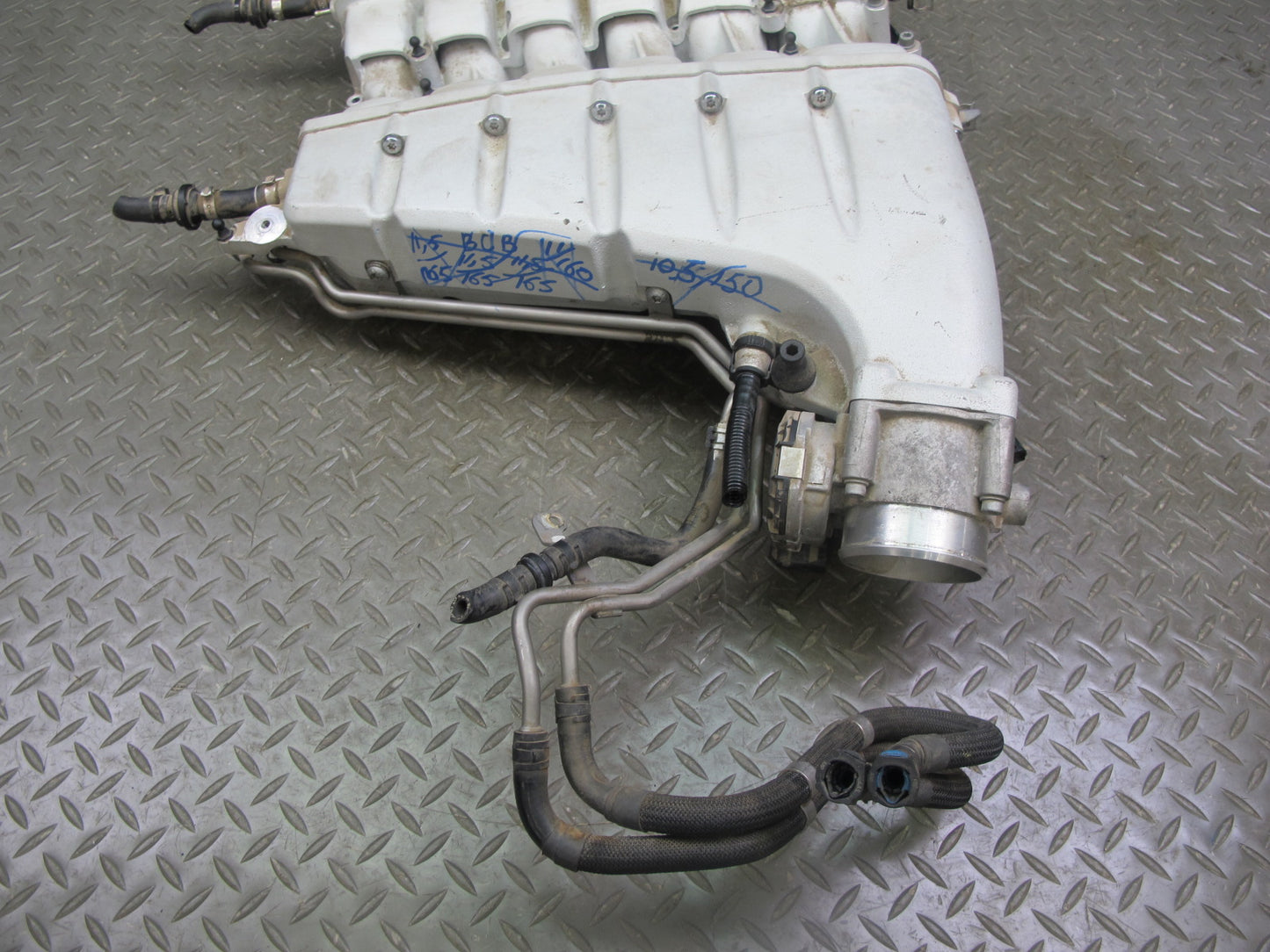 07-11 Bentley Continental GTC GT Air Intake Manifold w Throttle Body 07C133267AM