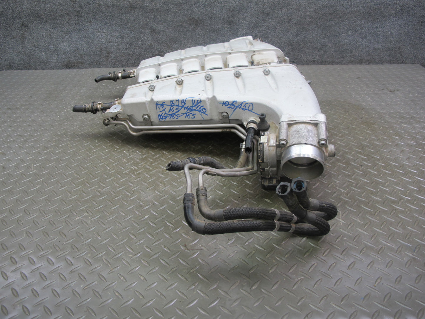 07-11 Bentley Continental GTC GT Air Intake Manifold w Throttle Body 07C133267AM