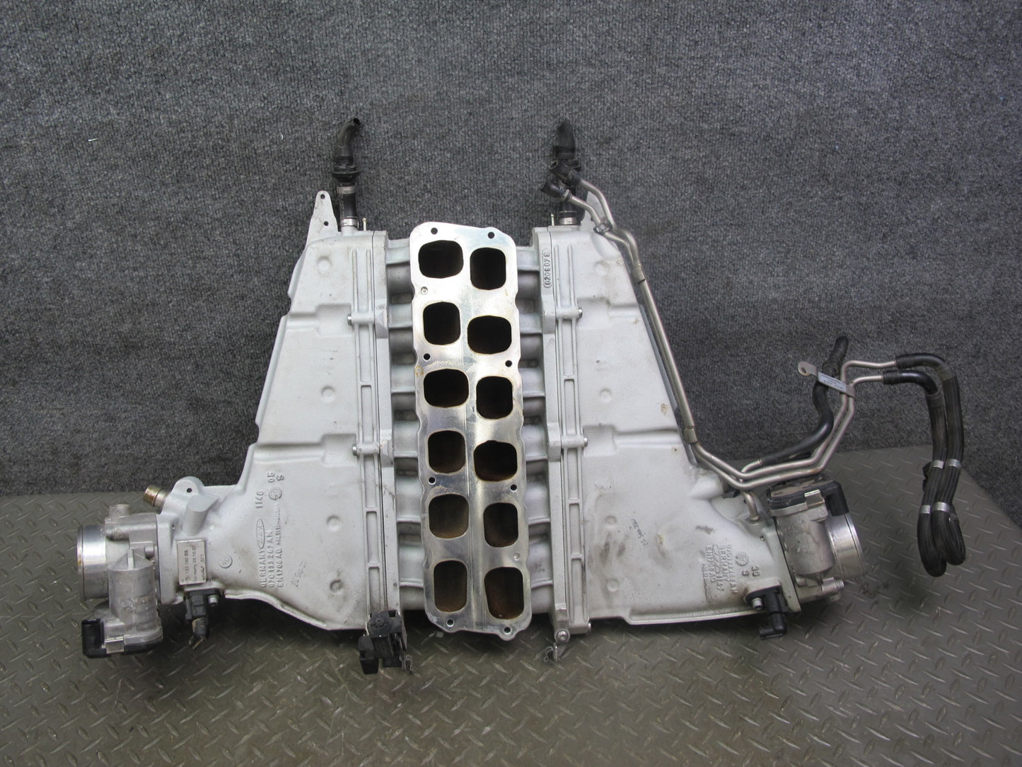 07-11 Bentley Continental GTC GT Air Intake Manifold w Throttle Body 07C133267AM