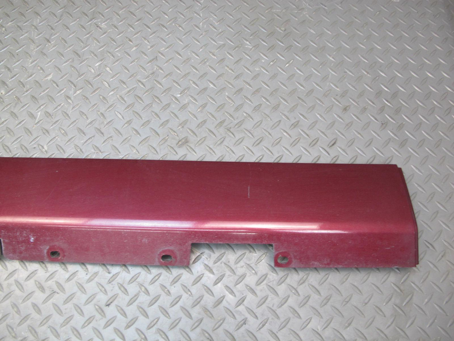 02-05 Ford Thunderbird Left Right Side Skirt Rocker Panel Molding Set Maroon OEM