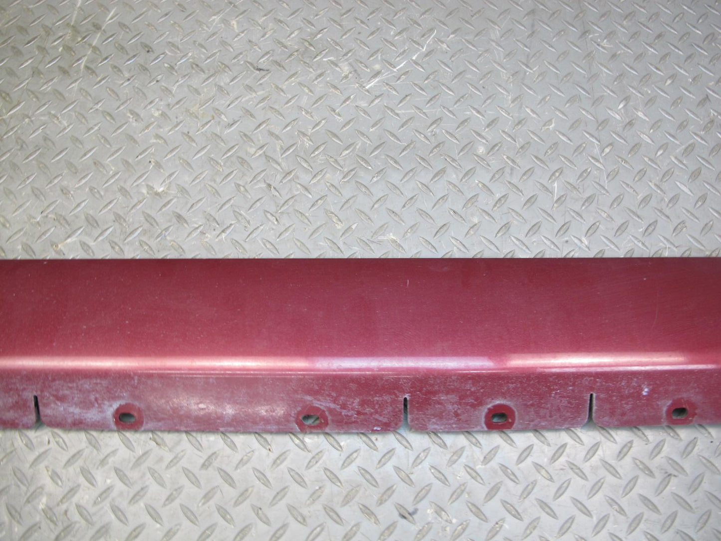 02-05 Ford Thunderbird Left Right Side Skirt Rocker Panel Molding Set Maroon OEM