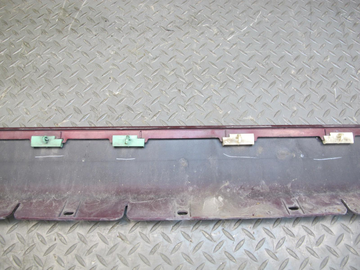 02-05 Ford Thunderbird Left Right Side Skirt Rocker Panel Molding Set Maroon OEM