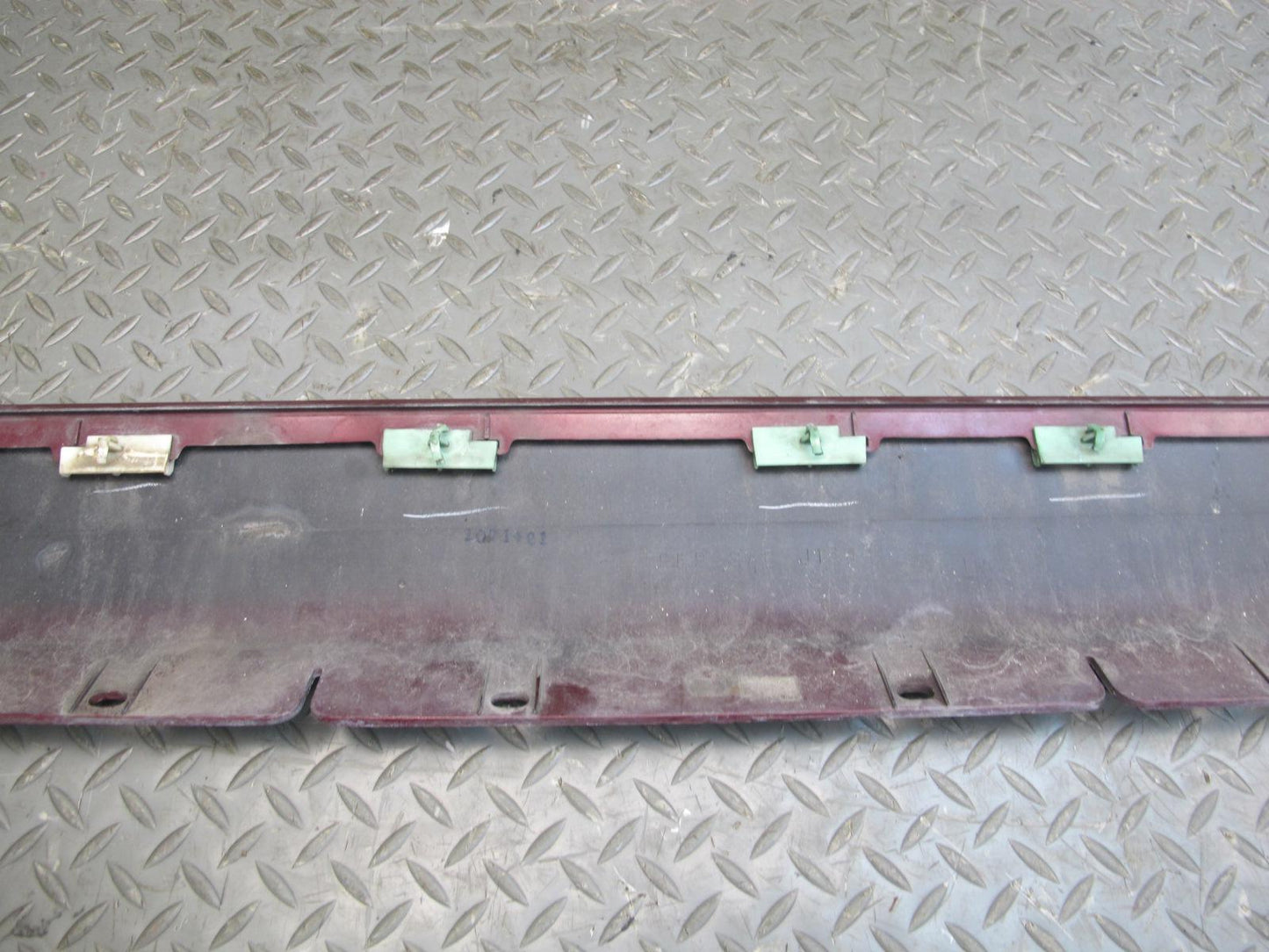 02-05 Ford Thunderbird Left Right Side Skirt Rocker Panel Molding Set Maroon OEM