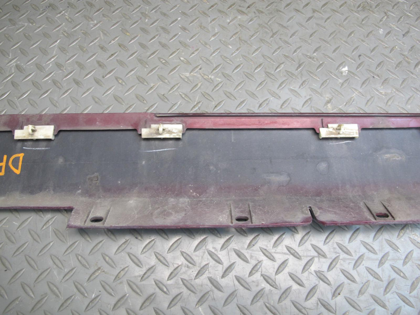 02-05 Ford Thunderbird Left Right Side Skirt Rocker Panel Molding Set Maroon OEM