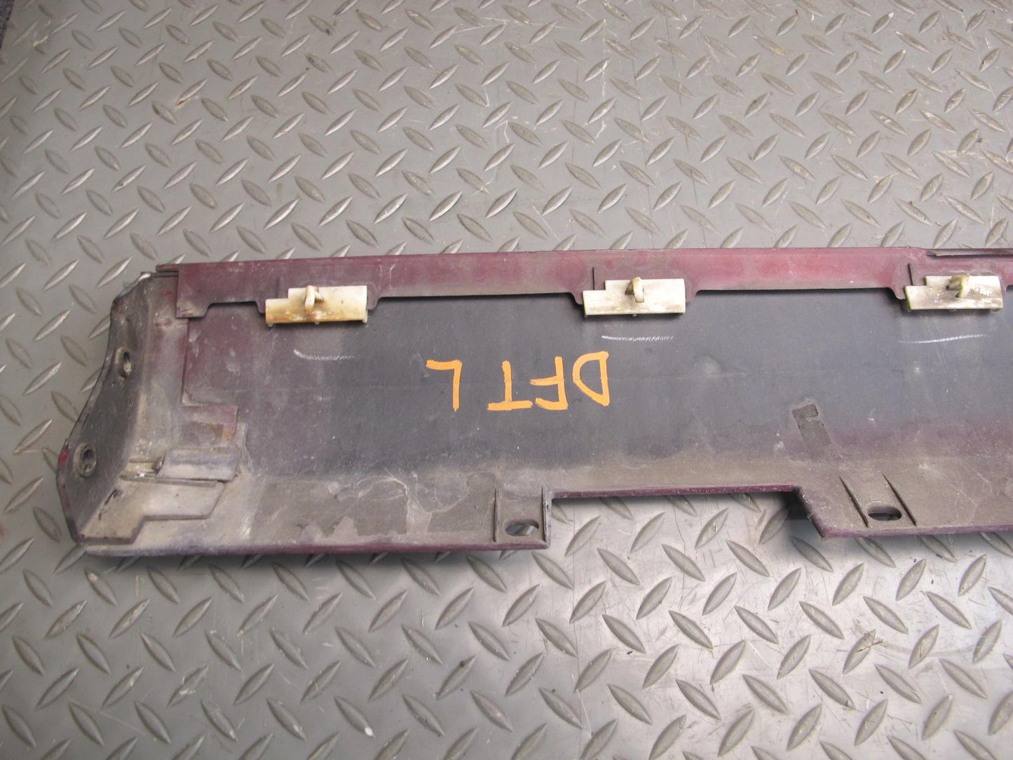 02-05 Ford Thunderbird Left Right Side Skirt Rocker Panel Molding Set Maroon OEM