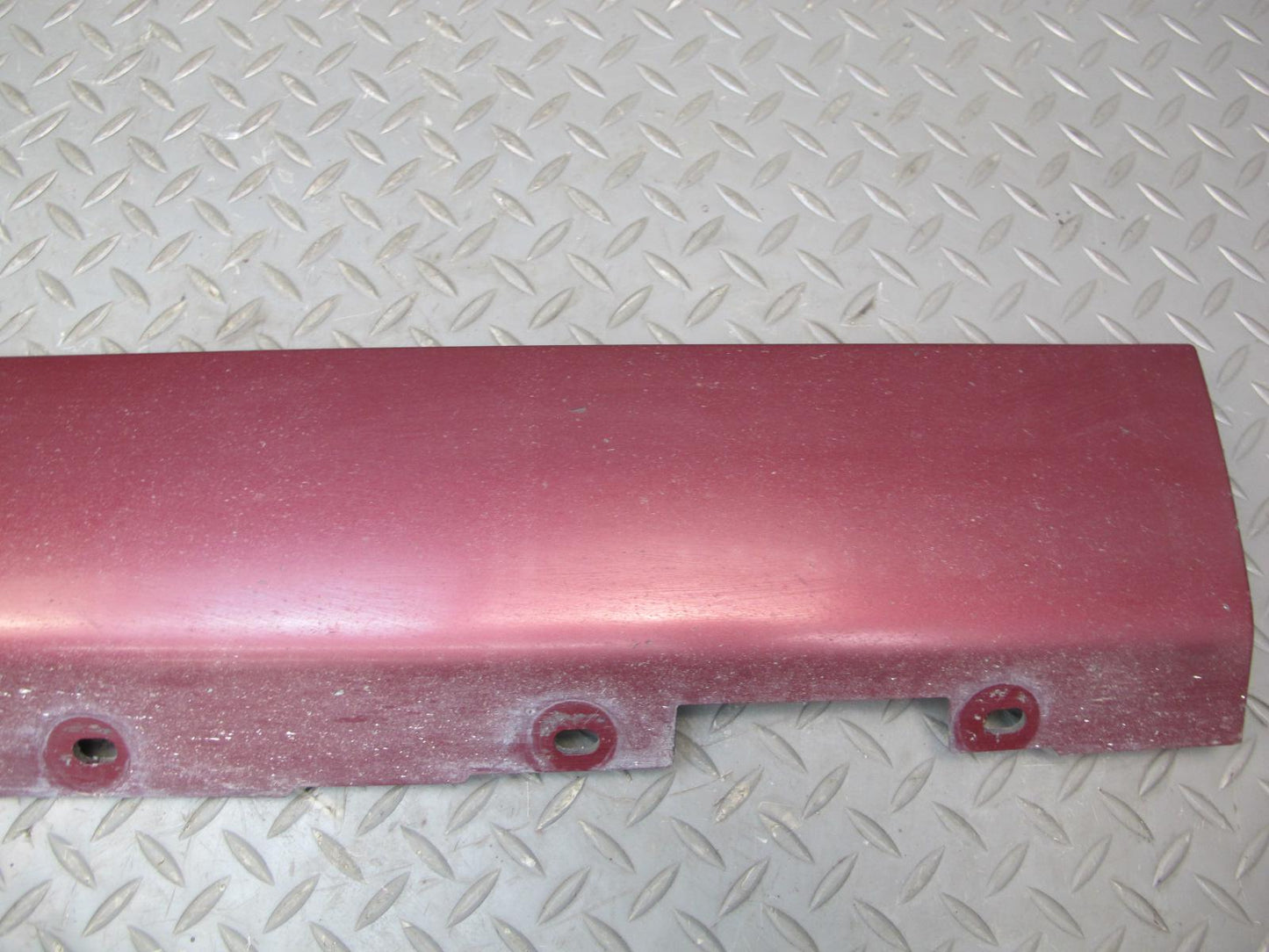 02-05 Ford Thunderbird Left Right Side Skirt Rocker Panel Molding Set Maroon OEM