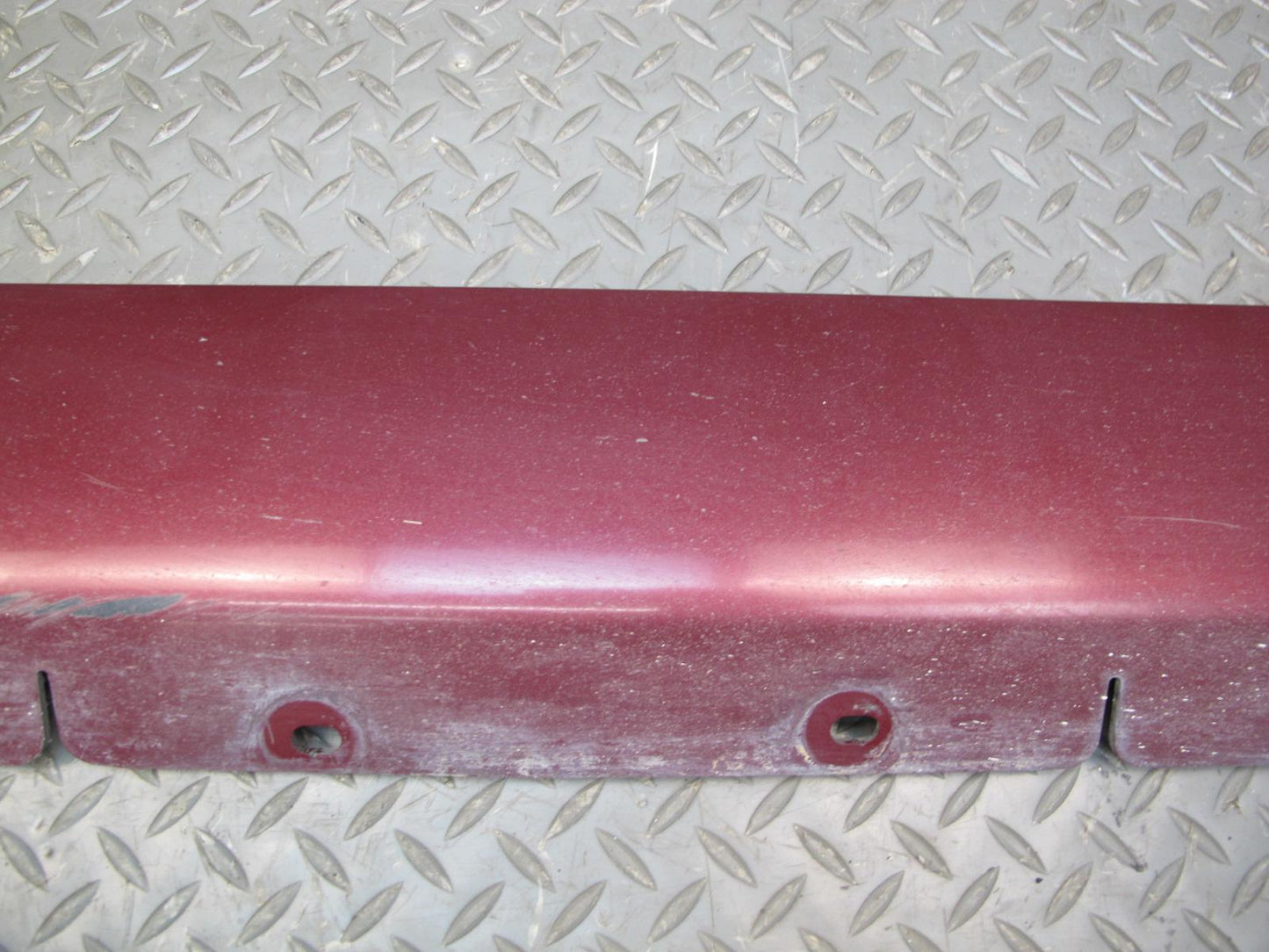 02-05 Ford Thunderbird Left Right Side Skirt Rocker Panel Molding Set Maroon OEM